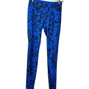 ZELLA High Waist Leggings Blue Black Print 7/8 Leggings Size S